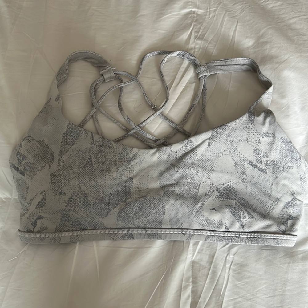 Lululemon white sports bra (size 10)